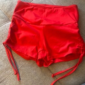 Ryderwear Scrunch Butt Size Medium Side Tie Booty Shorts